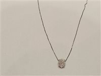 Collana Gazzola Gioielli Donna in Oro bianco 0.20 Ct PEOF0726C-NG - PEOF0726C-NG